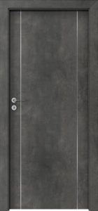 LINE - A.1 liseret black - Dark Concrete