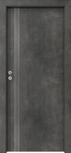 LINE - B.1 liseret black - Dark Concrete