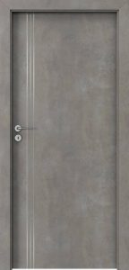 LINE - B.1 liseret black - Light Concrete