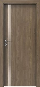 LINE - B.1 liseret black - Natural walnut