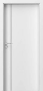 LINE - B.1 liseret black - White