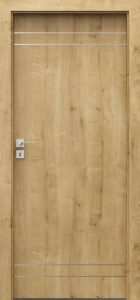 LINE - D.1 liseret black - English oak hamilton