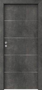 LINE - E.1 liseret black - Dark Concrete